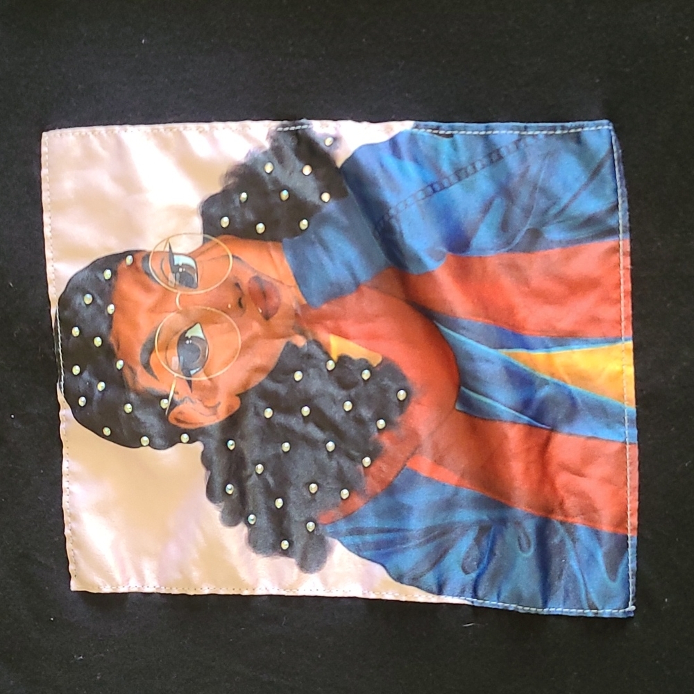Ladies Black Short Sleeve Tshirt - Picture 2 of 5